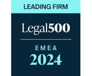 Legal 500 EMEA 2024 – Leading Firm